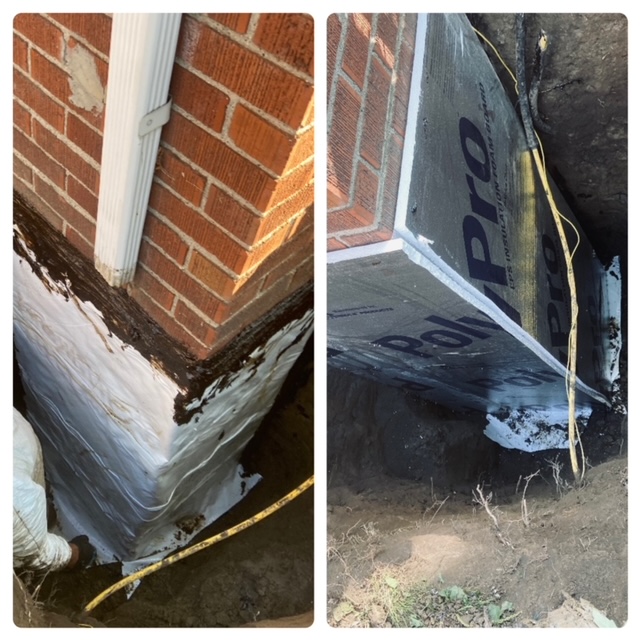 Foundation Cracks before and after