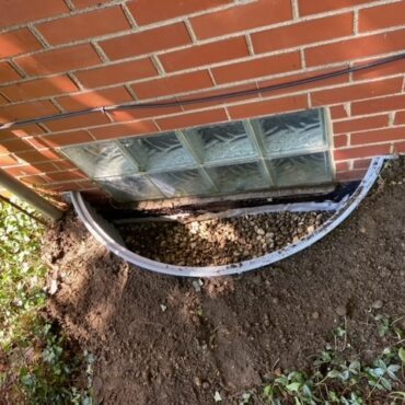 Window Well Repair on a house